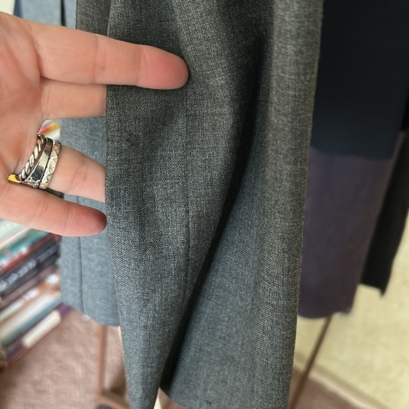 Ann Taylor Gray Blazer Jacket Size 0 - Picture 7 of 12